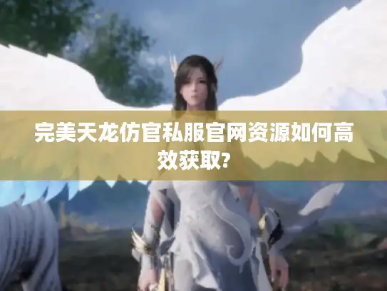 完美天龙仿官私服官网资源如何高效获取?