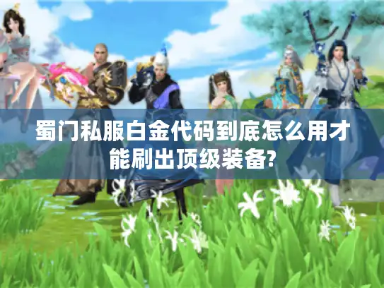 蜀门私服白金代码到底怎么用才能刷出顶级装备? 蜀门私服白金代码到底怎么用才能刷出顶级装备?