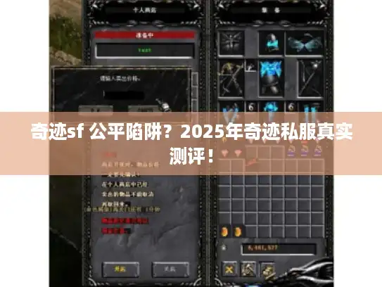 奇迹sf 公平陷阱？2025年奇迹私服真实测评！