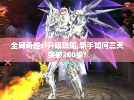 全民奇迹sf升级攻略,新手如何三天突破200级?