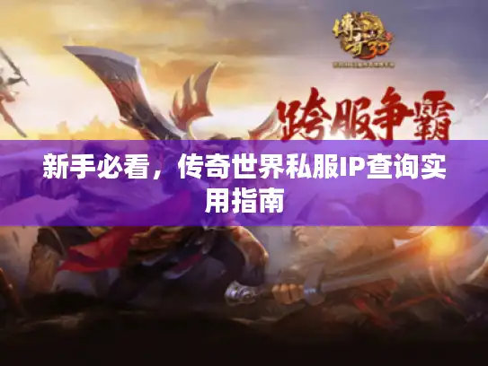 新手必看,传奇世界私服IP查询实用指南 新手必看,传奇世界私服IP查询实用指南