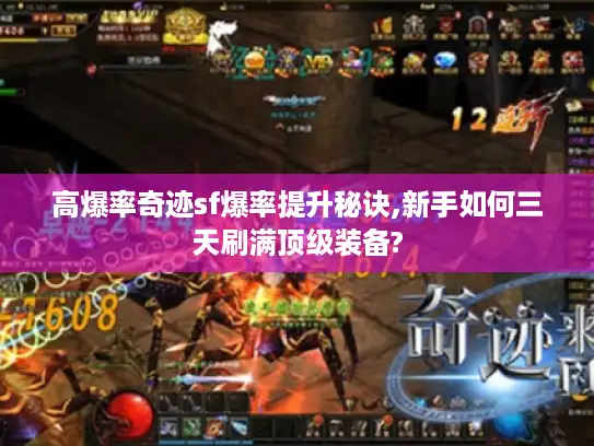 高爆率奇迹sf爆率提升秘诀,新手如何三天刷满顶级装备?