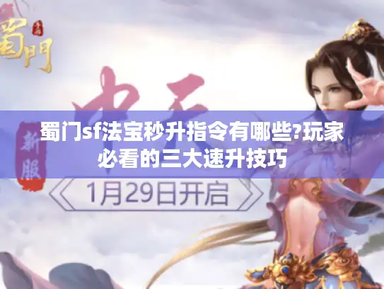 蜀门sf法宝秒升指令有哪些?玩家必看的三大速升技巧 蜀门sf法宝秒升指令有哪些?玩家必看的三大速升技巧