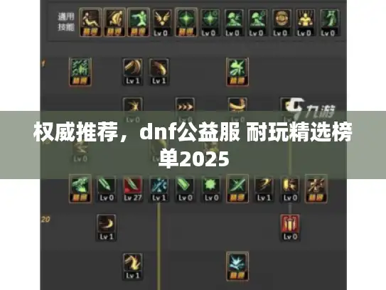 权威推荐,dnf公益服 耐玩精选榜单2025 权威推荐,dnf公益服 耐玩精选榜单2025