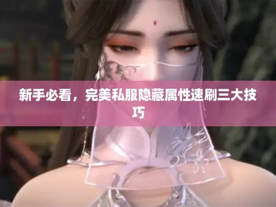新手必看,完美私服隐藏属性速刷三大技巧 新手必看,完美私服隐藏属性速刷三大技巧