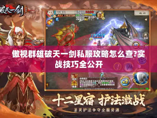 傲视群雄破天一剑私服攻略怎么查?实战技巧全公开