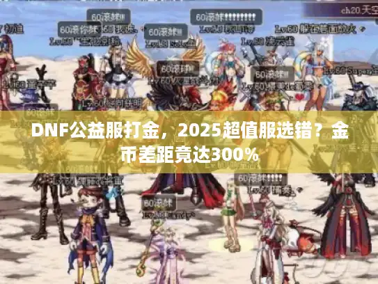 DNF公益服打金,2025超值服选错?金币差距竟达300% DNF公益服打金,2025超值服选错?金币差距竟达300%