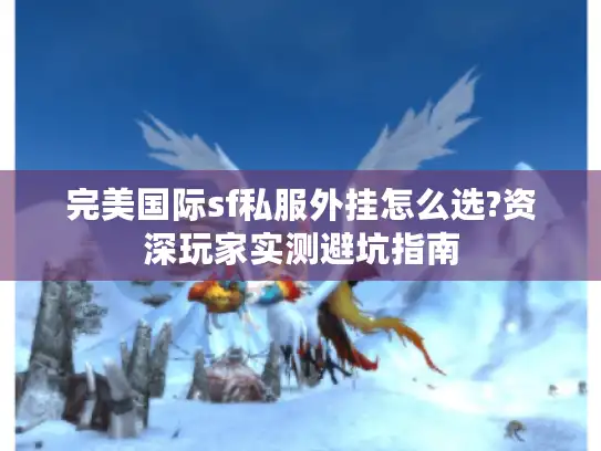 完美国际sf私服外挂怎么选?资深玩家实测避坑指南