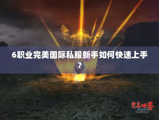 6职业完美国际私服新手如何快速上手?