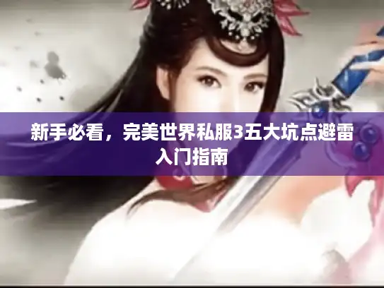 新手必看，完美世界私服3五大坑点避雷入门指南