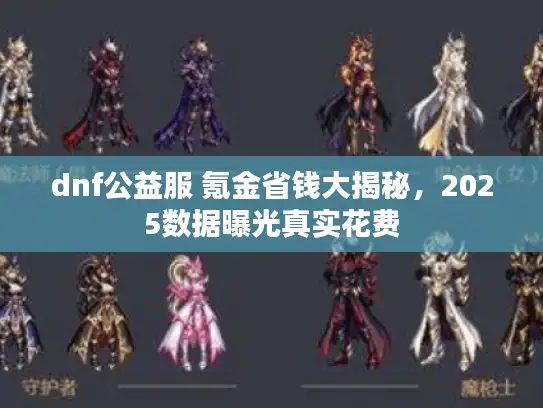 dnf公益服 氪金省钱大揭秘，2025数据曝光真实花费