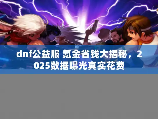 dnf公益服 氪金省钱大揭秘，2025数据曝光真实花费