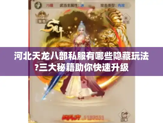 河北天龙八部私服有哪些隐藏玩法?三大秘籍助你快速升级