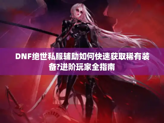 DNF绝世私服辅助如何快速获取稀有装备?进阶玩家全指南