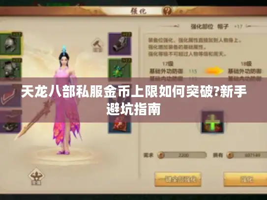 天龙八部私服金币上限如何突破?新手避坑指南