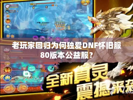 老玩家回归为何独爱DNF怀旧服80版本公益服？