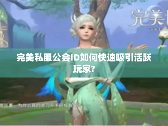 完美私服公会ID如何快速吸引活跃玩家? 完美私服公会ID如何快速吸引活跃玩家?