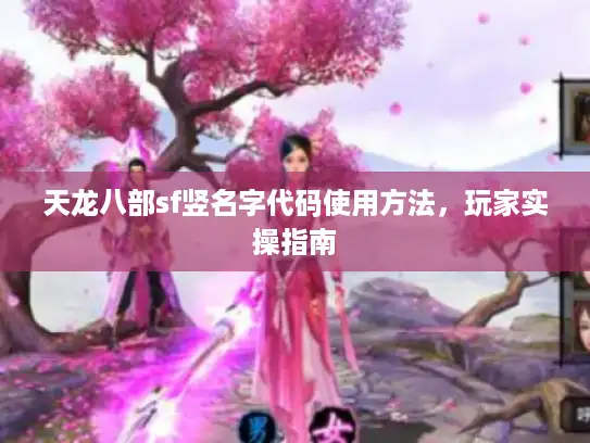 天龙八部sf竖名字代码使用方法，玩家实操指南