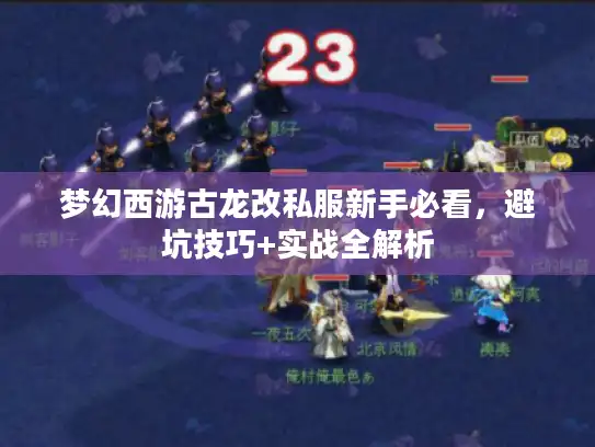 梦幻西游古龙改私服新手必看，避坑技巧+实战全解析