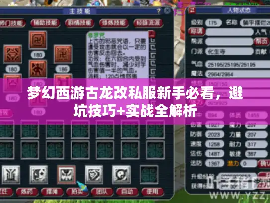 梦幻西游古龙改私服新手必看，避坑技巧+实战全解析