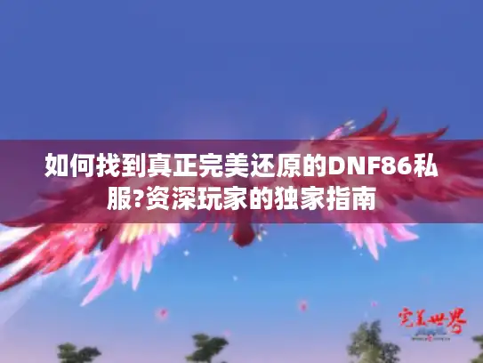 如何找到真正完美还原的DNF86私服?资深玩家的独家指南