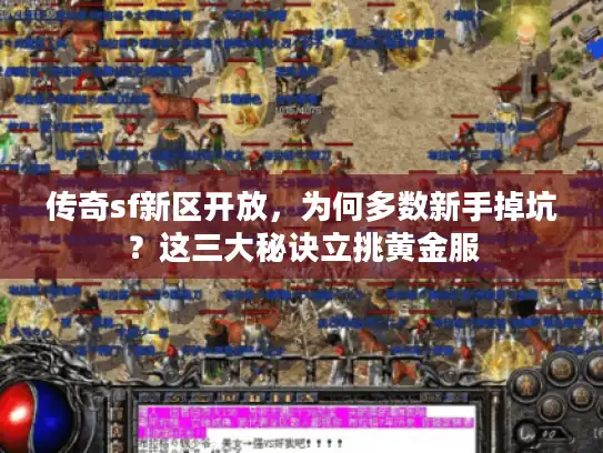 传奇sf新区开放，为何多数新手掉坑？这三大秘诀立挑黄金服