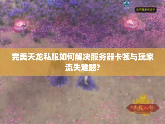 完美天龙私服如何解决服务器卡顿与玩家流失难题?