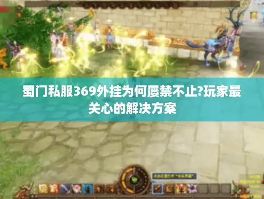 蜀门私服369外挂为何屡禁不止?玩家最关心的解决方案