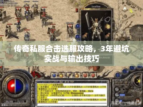 传奇私服合击选服攻略，3年避坑实战与输出技巧
