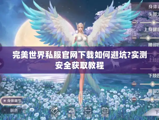 完美世界私服官网下载如何避坑?实测安全获取教程