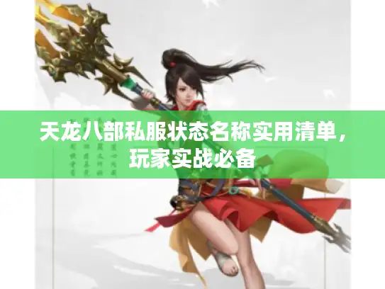 天龙八部私服状态名称实用清单,玩家实战必备 天龙八部私服状态名称实用清单,玩家实战必备