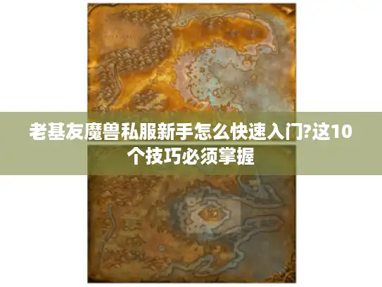老基友魔兽私服新手怎么快速入门?这10个技巧必须掌握