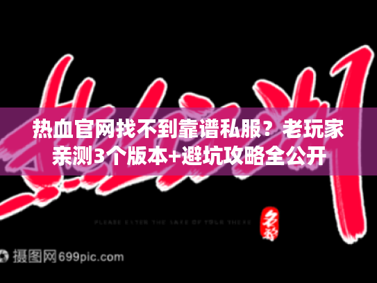 热血官网找不到靠谱私服?老玩家亲测3个版本+避坑攻略全公开 热血官网找不到靠谱私服?老玩家亲测3个版本+避坑攻略全公开