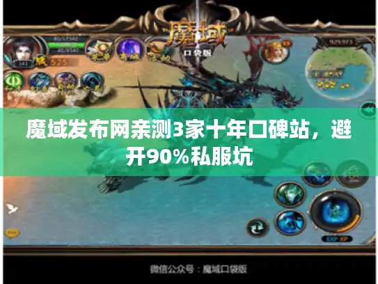 魔域发布网亲测3家十年口碑站，避开90%私服坑