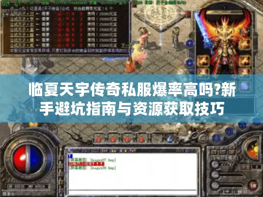 临夏天宇传奇私服爆率高吗?新手避坑指南与资源获取技巧