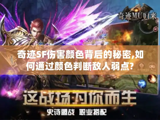 奇迹SF伤害颜色背后的秘密,如何通过颜色判断敌人弱点?