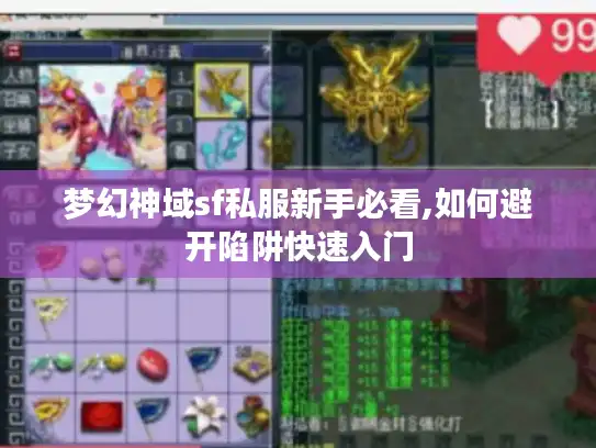 梦幻神域sf私服新手必看,如何避开陷阱快速入门