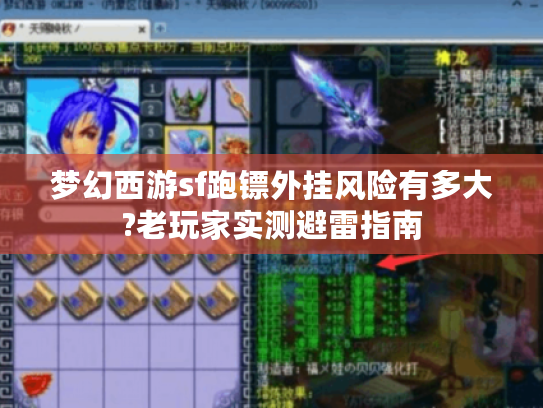 梦幻西游sf跑镖外挂风险有多大?老玩家实测避雷指南
