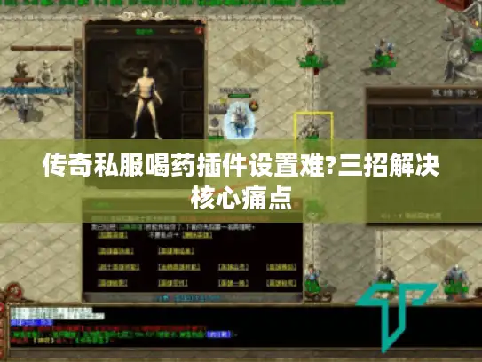 传奇私服喝药插件设置难?三招解决核心痛点 传奇私服喝药插件设置难?三招解决核心痛点
