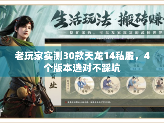 老玩家实测30款天龙14私服，4个版本选对不踩坑