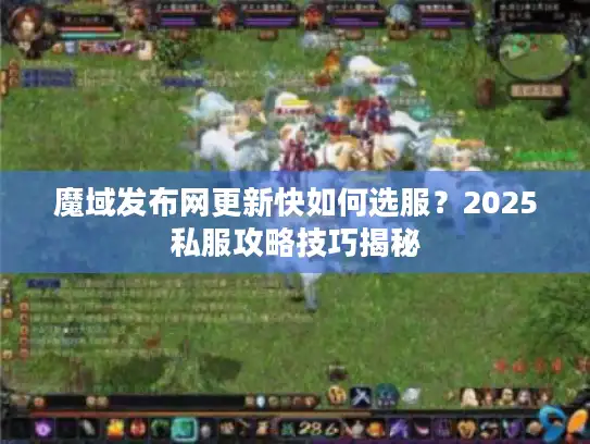 魔域发布网更新快如何选服？2025私服攻略技巧揭秘