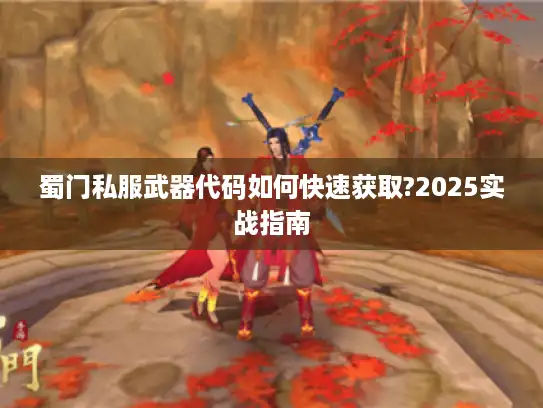 蜀门私服武器代码如何快速获取?2025实战指南