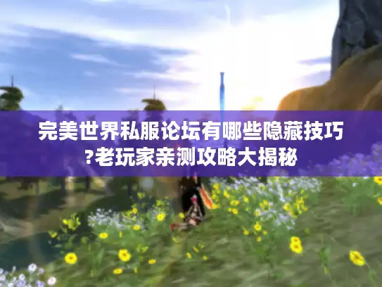 完美世界私服论坛有哪些隐藏技巧?老玩家亲测攻略大揭秘 完美世界私服论坛有哪些隐藏技巧?老玩家亲测攻略大揭秘