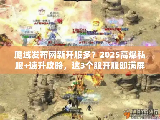 魔域发布网新开服多？2025高爆私服+速升攻略，这3个服开服即满屏光柱！