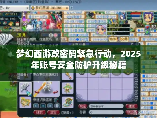 梦幻西游改密码紧急行动，2025年账号安全防护升级秘籍