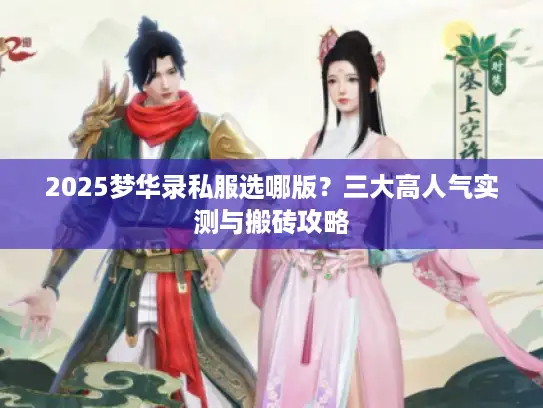 2025梦华录私服选哪版？三大高人气实测与搬砖攻略