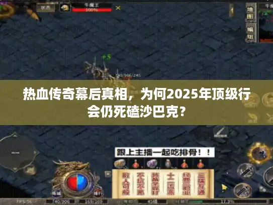 热血传奇幕后真相，为何2025年顶级行会仍死磕沙巴克？