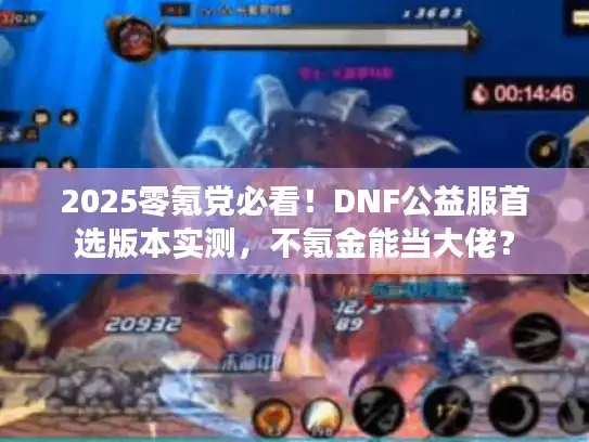 2025零氪党必看!DNF公益服首选版本实测,不氪金能当大佬? 2025零氪党必看!DNF公益服首选版本实测,不氪金能当大佬?