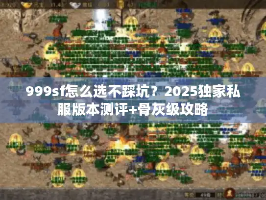 999sf怎么选不踩坑?2025独家私服版本测评+骨灰级攻略 999sf怎么选不踩坑?2025独家私服版本测评+骨灰级攻略