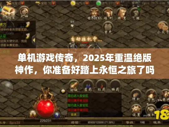 单机游戏传奇，2025年重温绝版神作，你准备好踏上永恒之旅了吗？